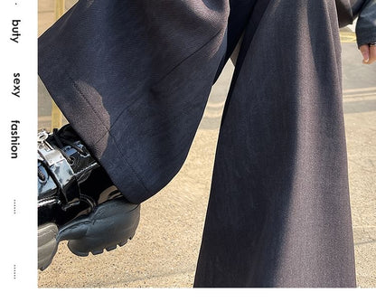 High Waist Print Wide Leg Dress Pants (Various Designs)