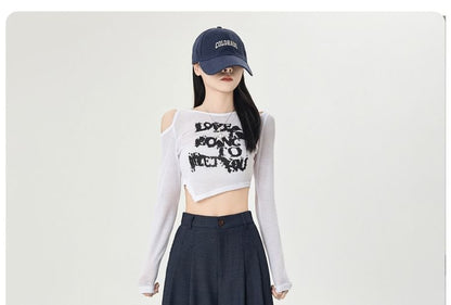 Plain Wide Pants High Dress Rise Leg