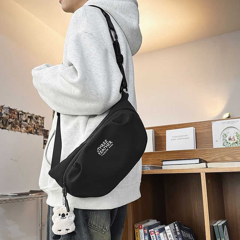 Sac à bandoulière avec lettrage