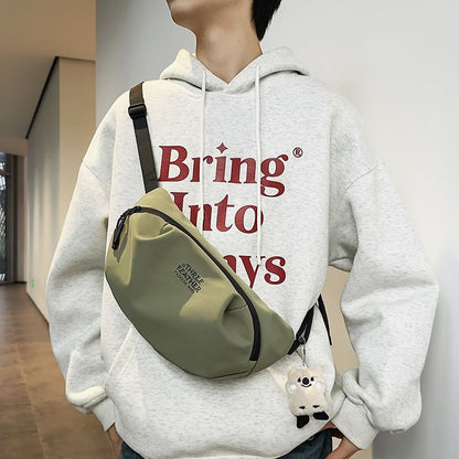 Sac à bandoulière avec lettrage