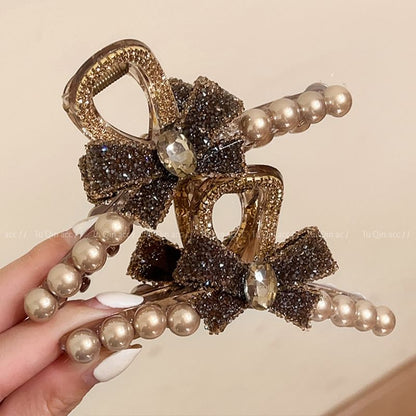 Rhinestone / Bead Hair Claw (Various Designs)
