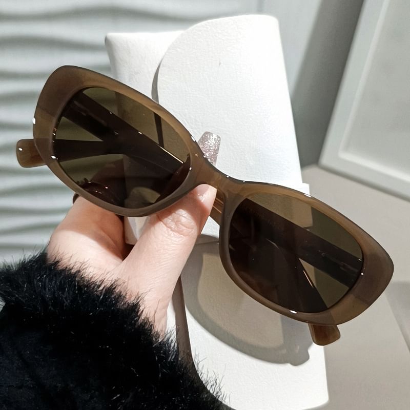 Plain Rectangle Sunglasses