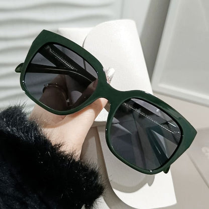 Plain Square Oversized Sunglasses