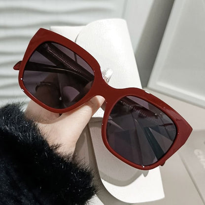 Plain Square Oversized Sunglasses