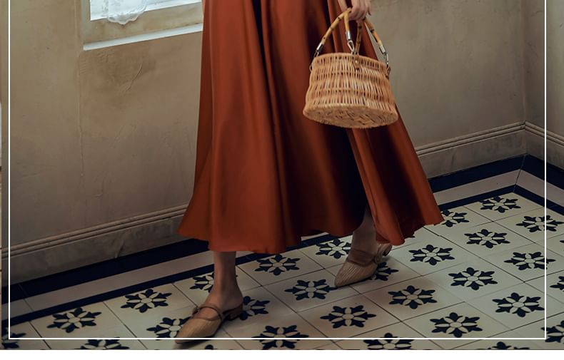 V-Neck Backless Maxi A-Line Dress with Spaghetti Straps