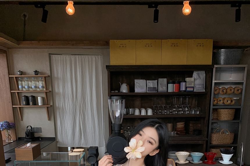 Halter Neck Print Crop Top / Mini Skirt