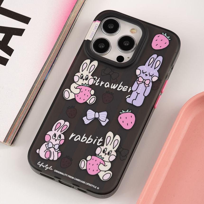 Rabbit Strawberry Phone Case