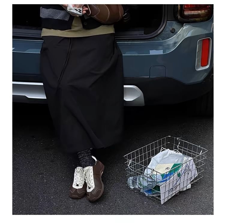 Two Tone Lace-Up Genuine Leather Sneakers