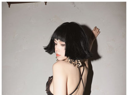 Strap Sheath Plain Spaghetti Metallic Evening Gown