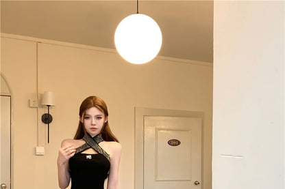 Low Rise Washed Roll Up Hem Denim Hot Pants