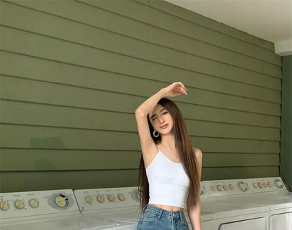 High Waist Washed Flared Jeans