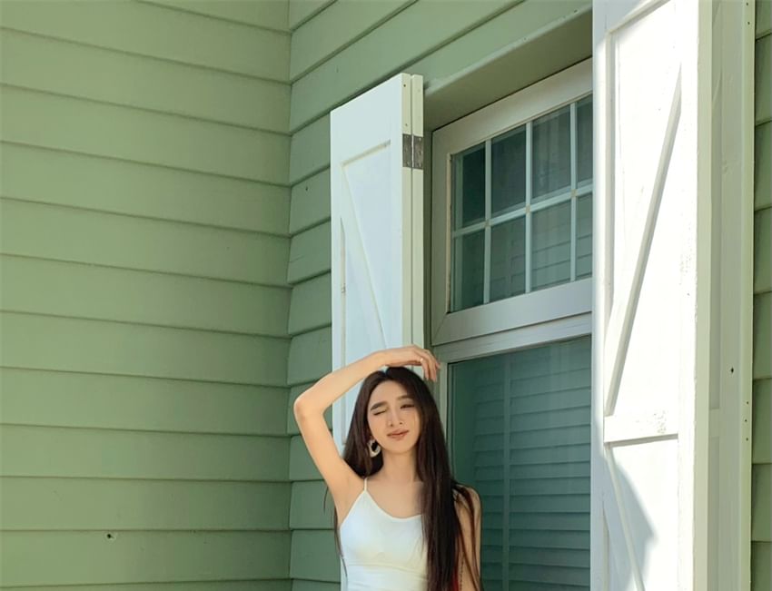 High Waist Washed Flared Jeans