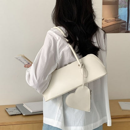 Purse Shoulder Leather Coin Bag Set: Heart + Faux