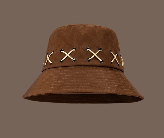 Cross Patterned Bucket Hat
