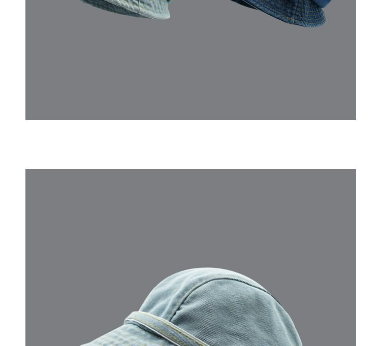 Denim Cloche Hat