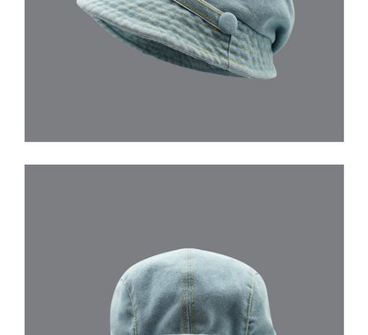 Denim Cloche Hat