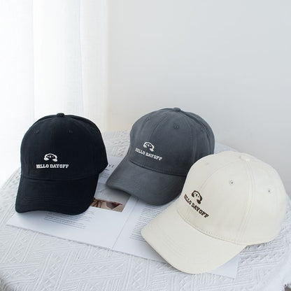 Animal Lettering Embroidered Baseball Cap (Various Designs)