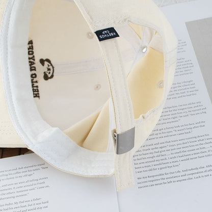 Animal Lettering Embroidered Baseball Cap (Various Designs)