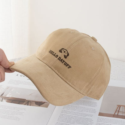 Animal Lettering Embroidered Baseball Cap (Various Designs)