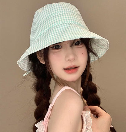 Plaid Bucket Hat