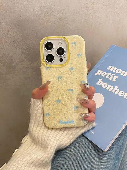 Bow Glitter Phone Case