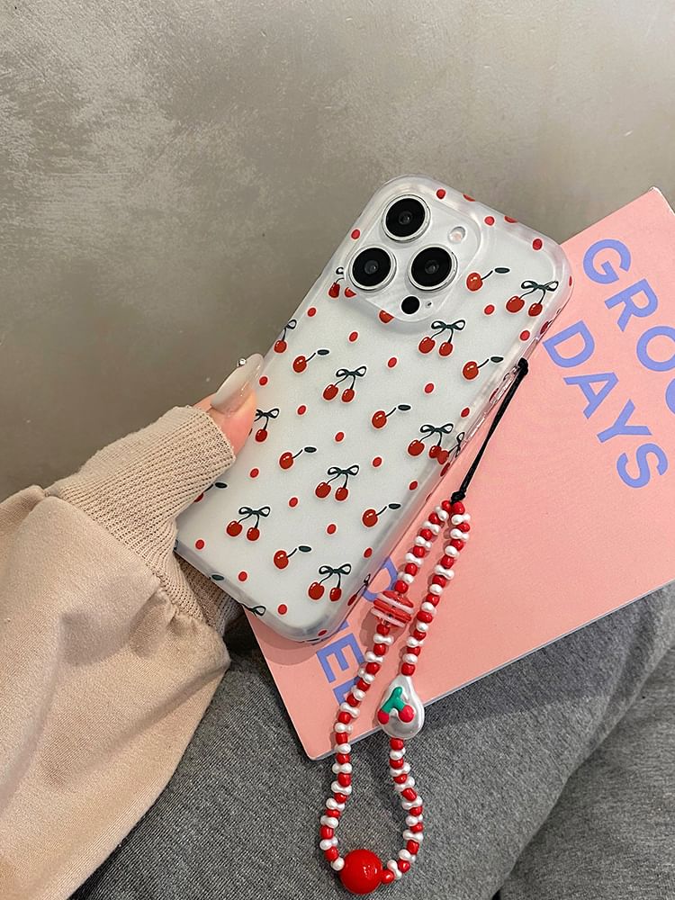 Cherry Phone Case / Strap / Set