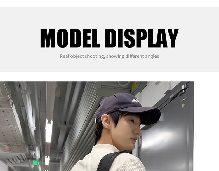 Applique Panel Tote Backpack Nylon