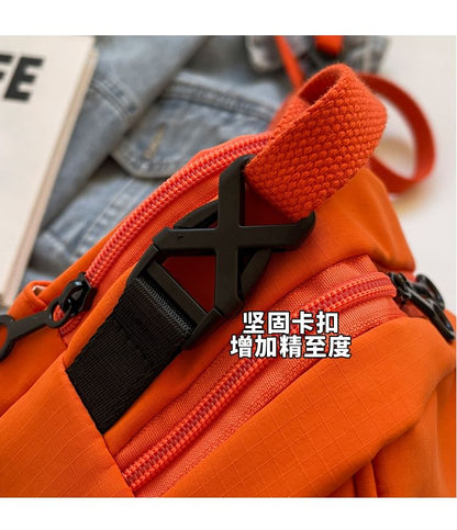 Panel Bag Plain Crossbody