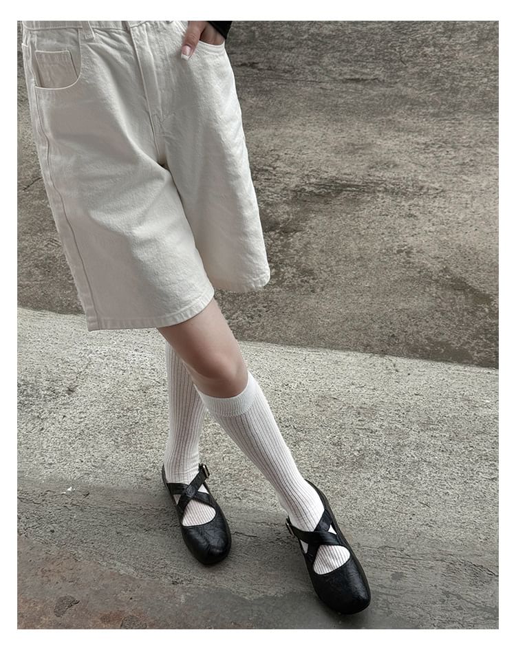 Cross Strap Mary Jane Shoes