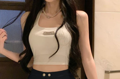 High Waist Plain Hot Pants