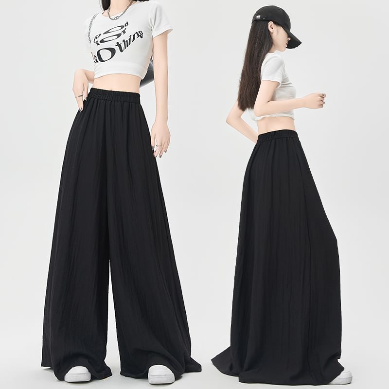 High Waist Plain Culottes (Various Designs)