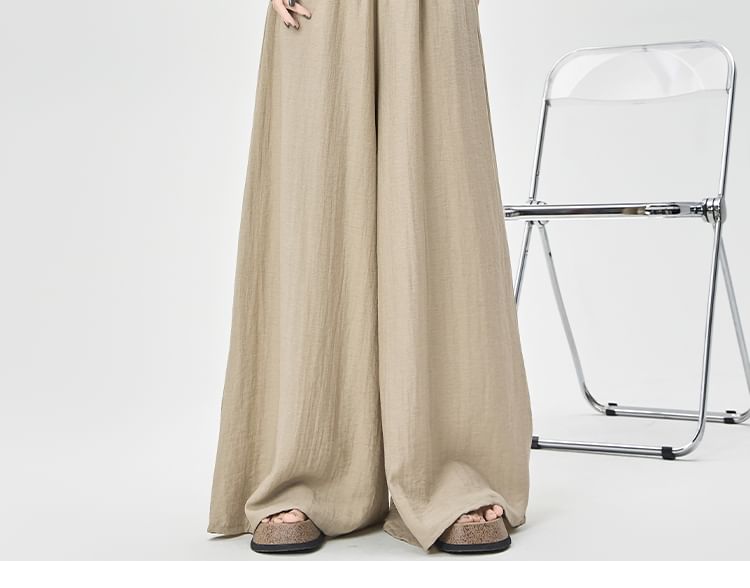 High Waist Plain Culottes (Various Designs)