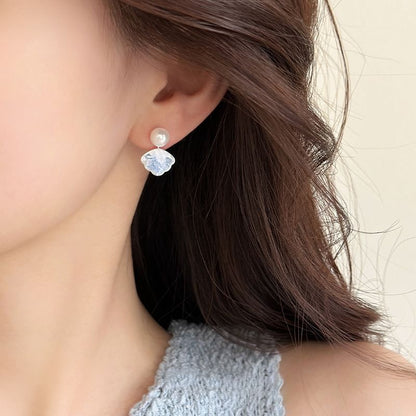 Faux Crystal Alloy Drop Earring (Various Designs)