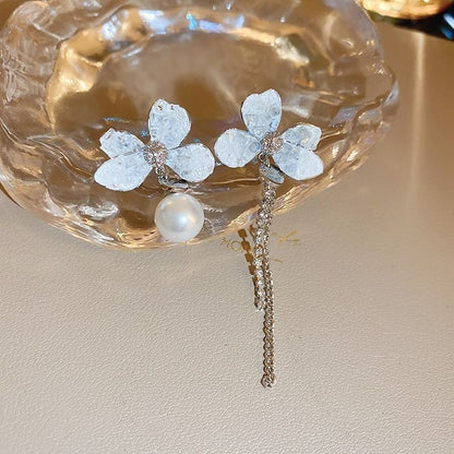 Faux Crystal Alloy Drop Earring (Various Designs)