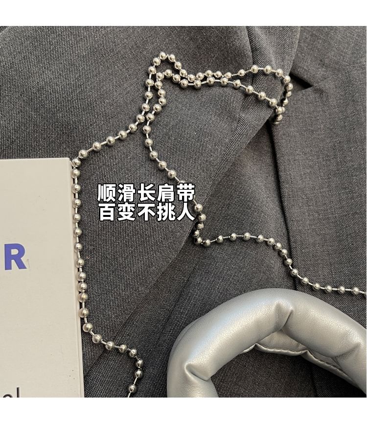 Plain Top Handle Bucket Bag