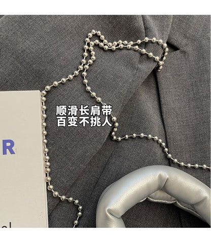 Plain Top Handle Bucket Bag