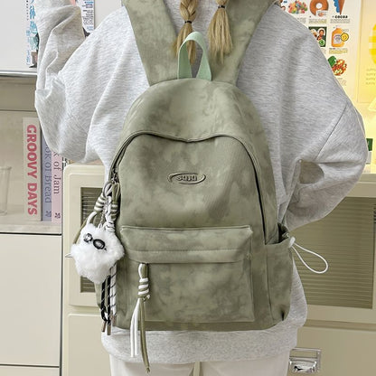 Tie Dye Nylon Laptop Backpack