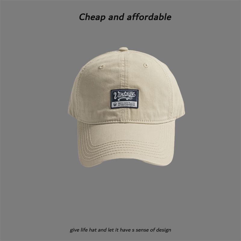 Label Cap Applique