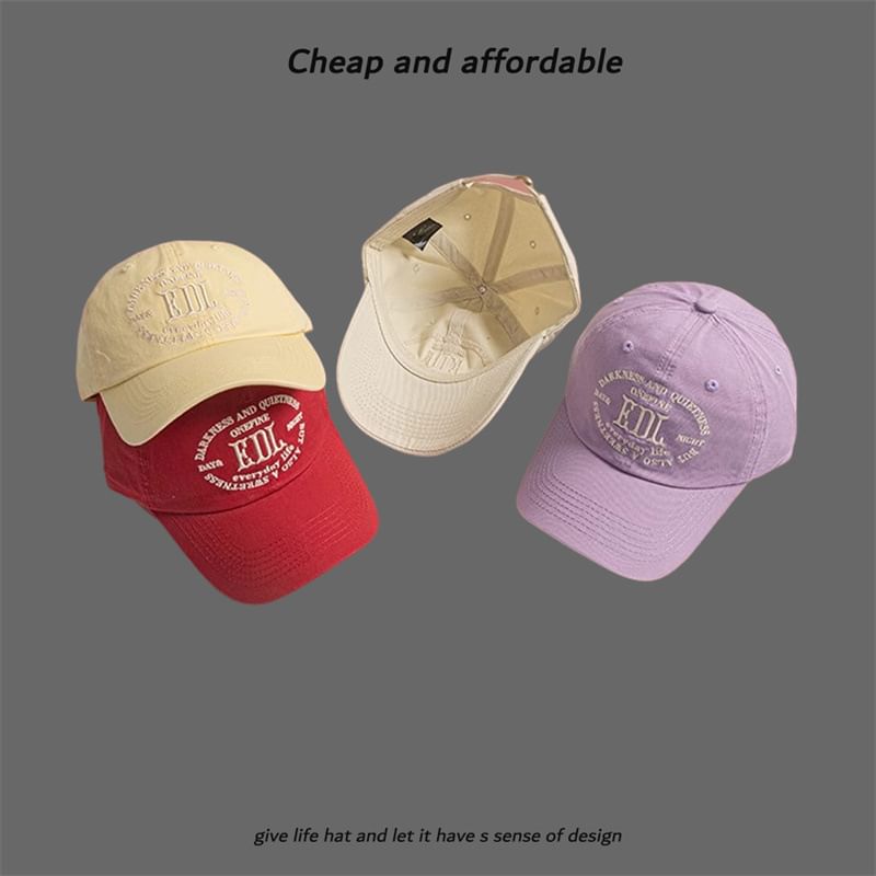 Embroidered Cap Letter