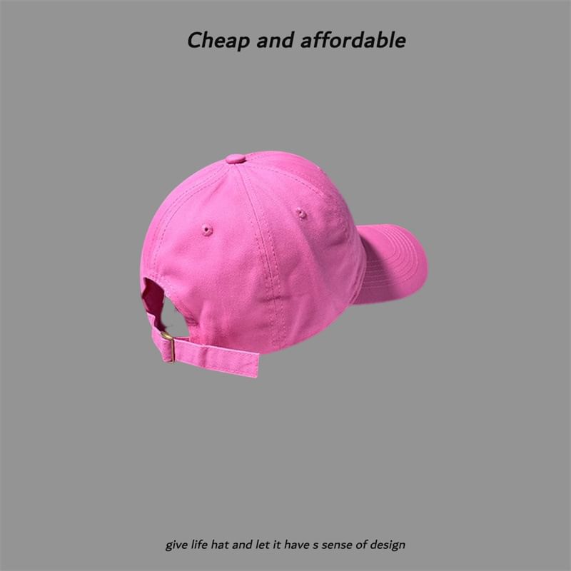 Embroidered Letter Cap