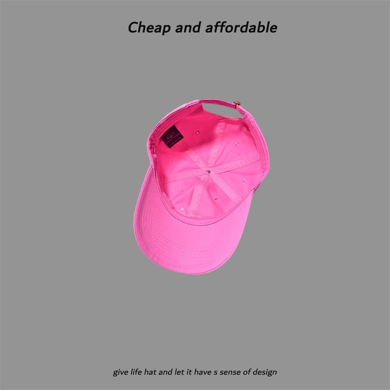 Embroidered Letter Cap