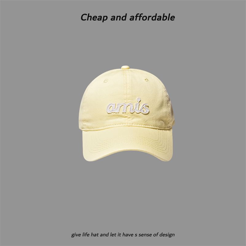 Embroidered Letter Cap