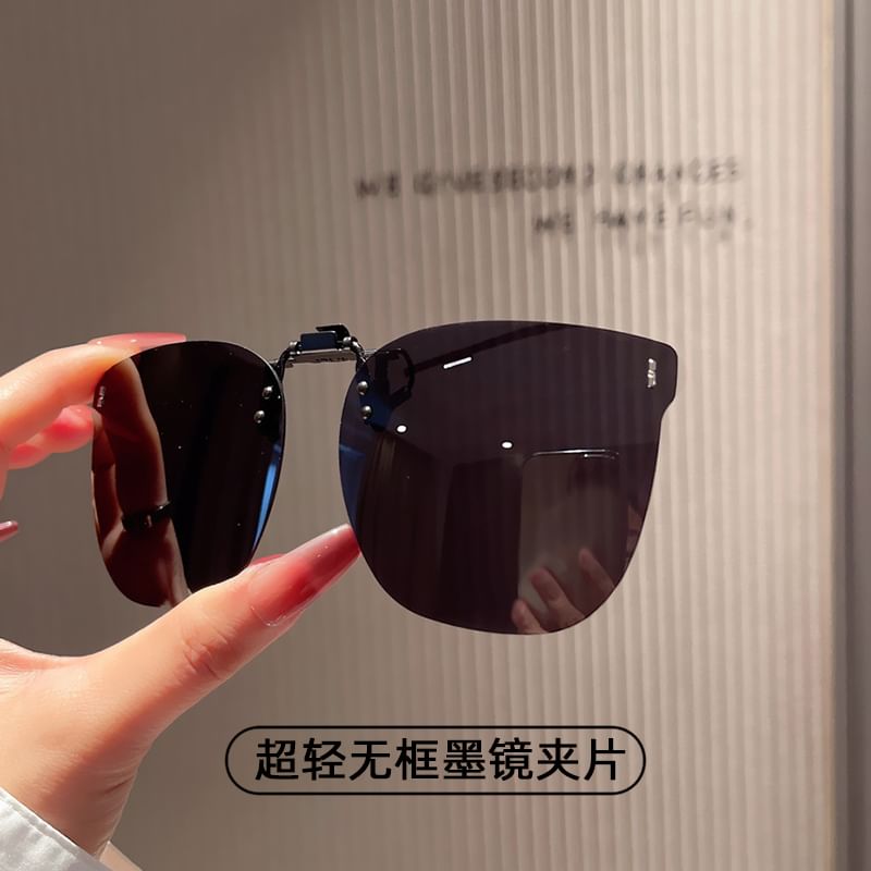 Square Clip On Sunglasses