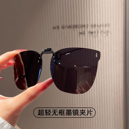 Square Clip On Sunglasses