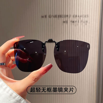 Square Clip On Sunglasses