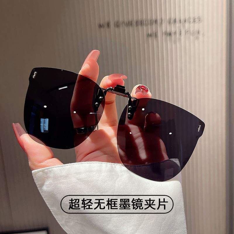 Square Clip On Sunglasses
