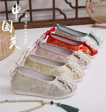 Beaded Embroidered Flats