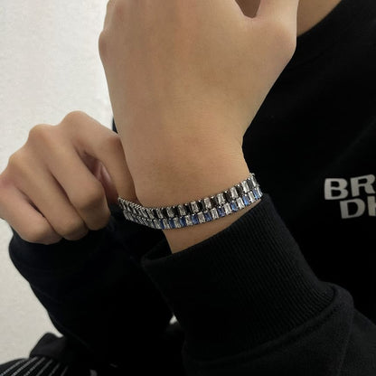 CZ Tennis Bracelet - Stainless Steel