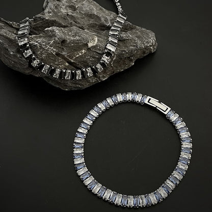 CZ Tennis Bracelet - Stainless Steel