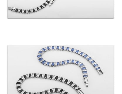 CZ Tennis Bracelet - Stainless Steel
